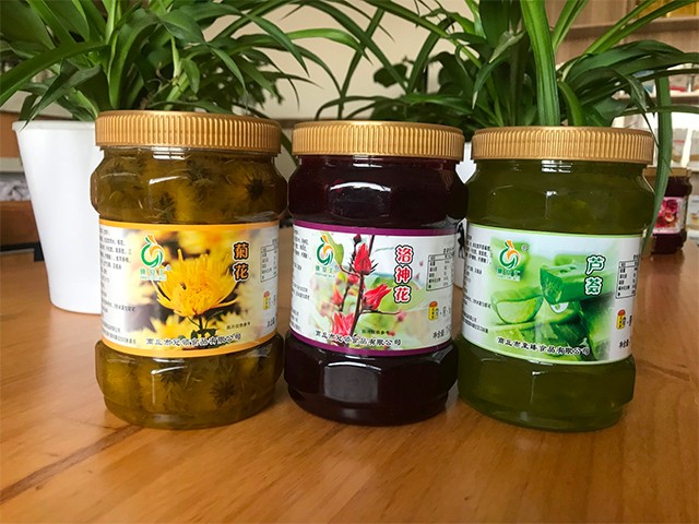 菊花花茶、洛神花花茶、蘆薈花茶
