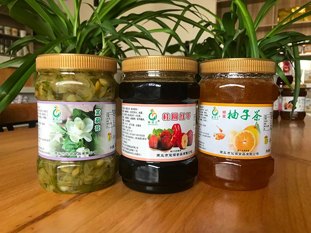 茉莉花花茶、桂圓紅棗花茶、柚子花茶